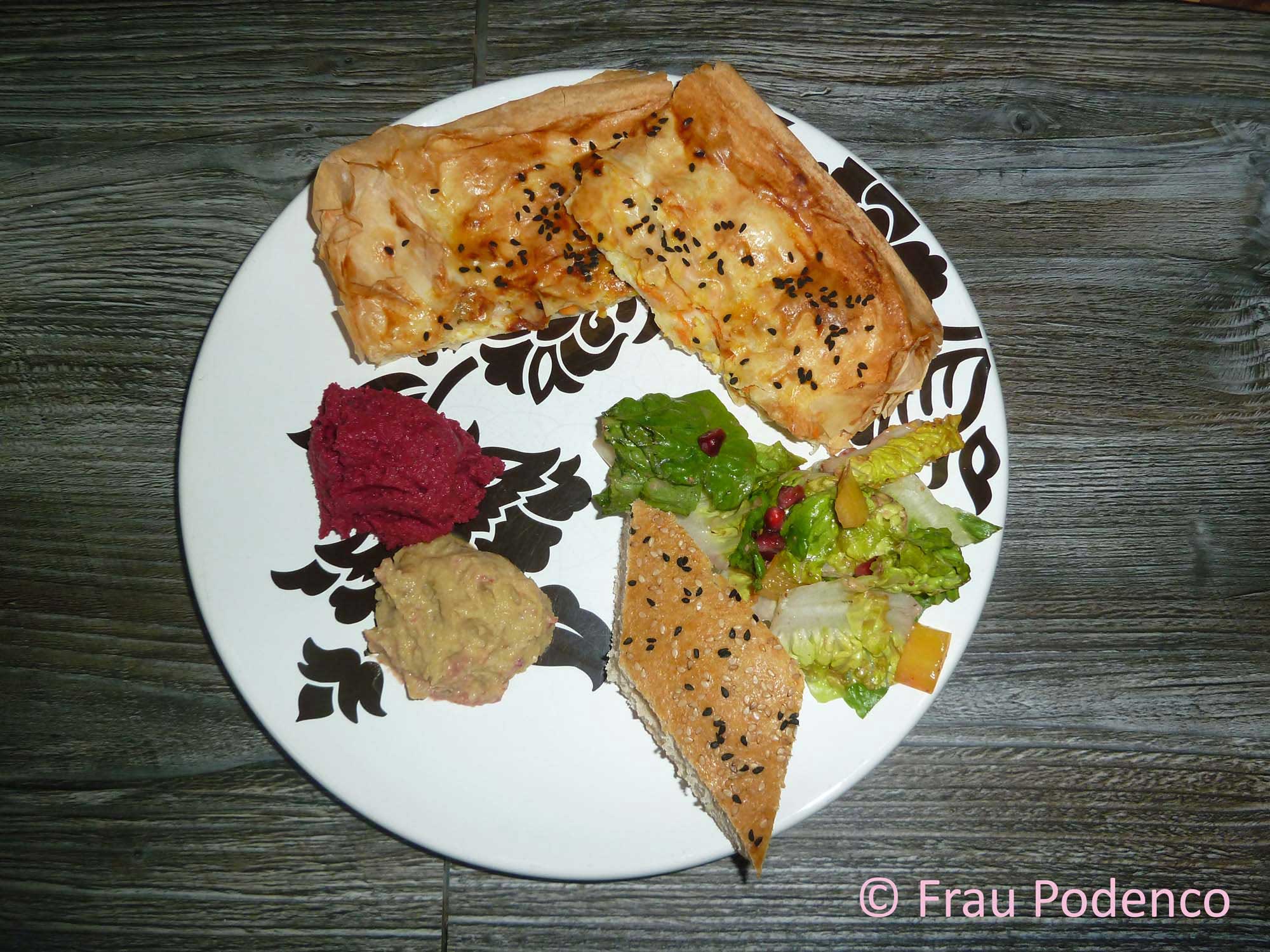 Kürbis-Käse-Börek / Rezept von Frau Podenco