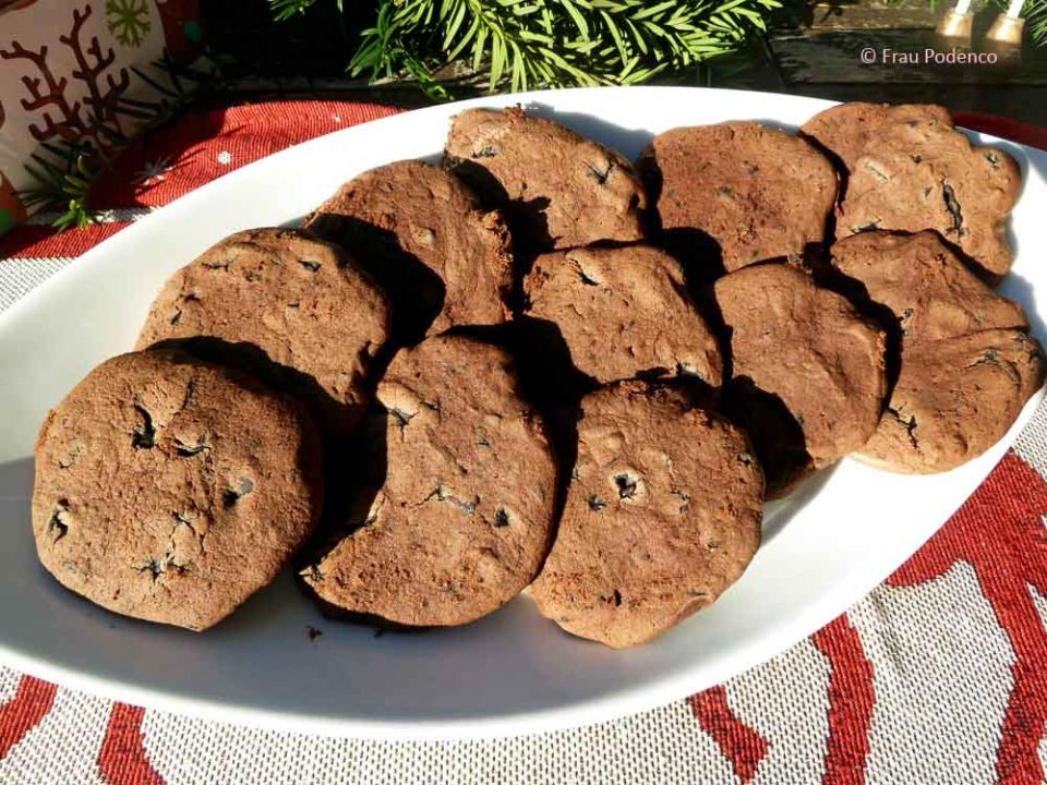 chocolate-cookies, Schokoladenkekse Rezept