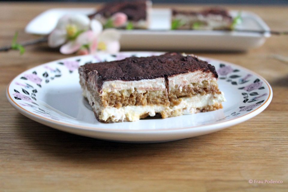 Tiramisu mit selbst gebackenen Löffelbiskuits | Rezept