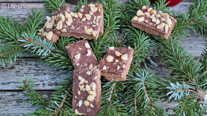 erdnuss-schokoladen stangen rezept zu weihnachten
