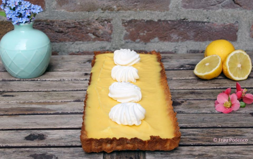 Zitronen-Tarte oder Tarte au citron ganz einfach selber backen